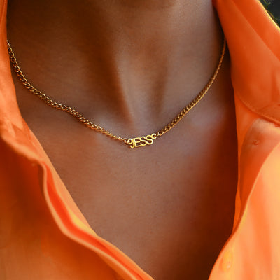 Custom Cuban Link Chain Name Necklace