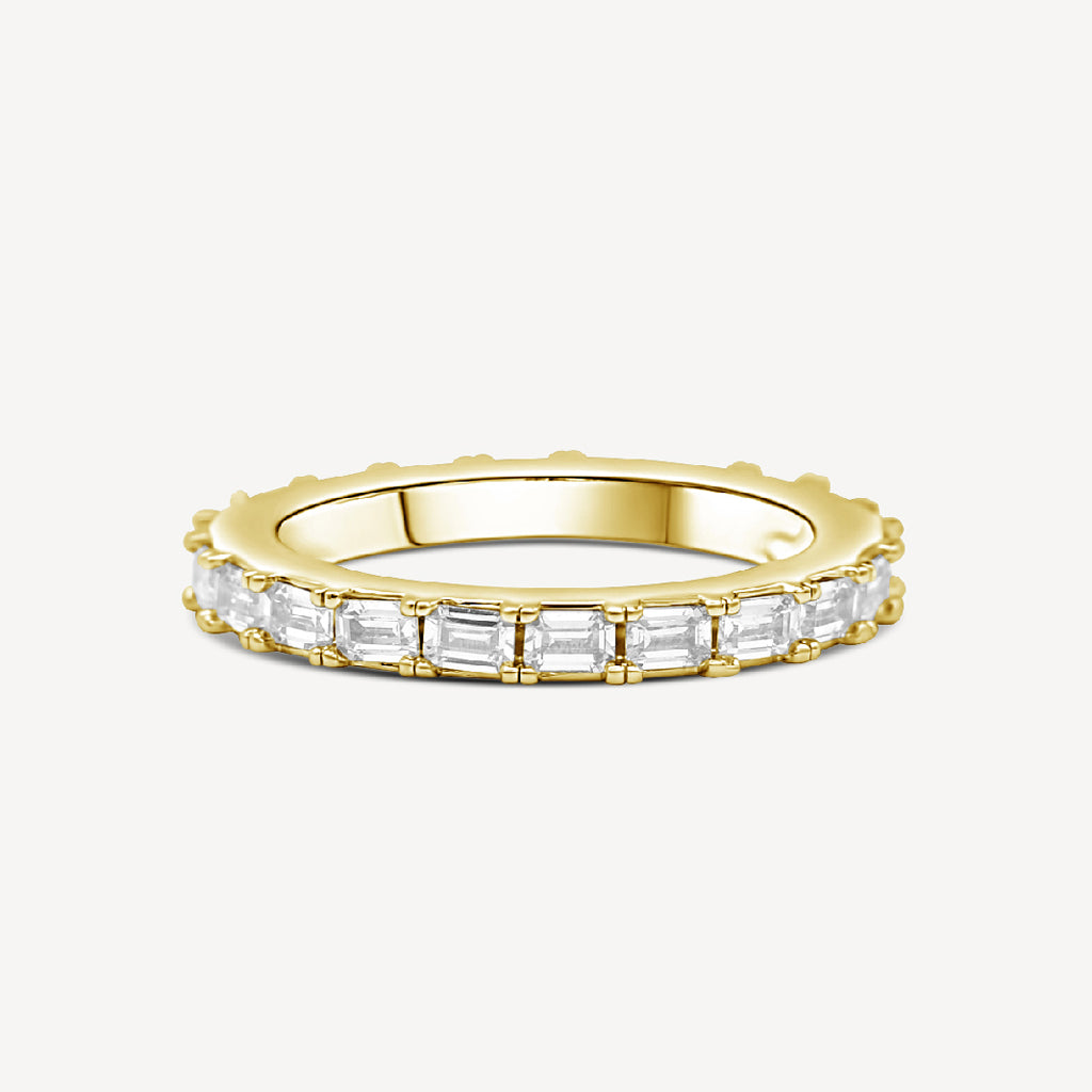 Gold Eternal Baguette Ring