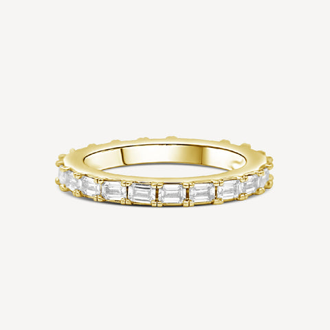 Gold Eternal Baguette Ring