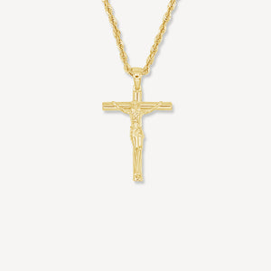 10K Crucifix Cross Pendant - Gold Presidents