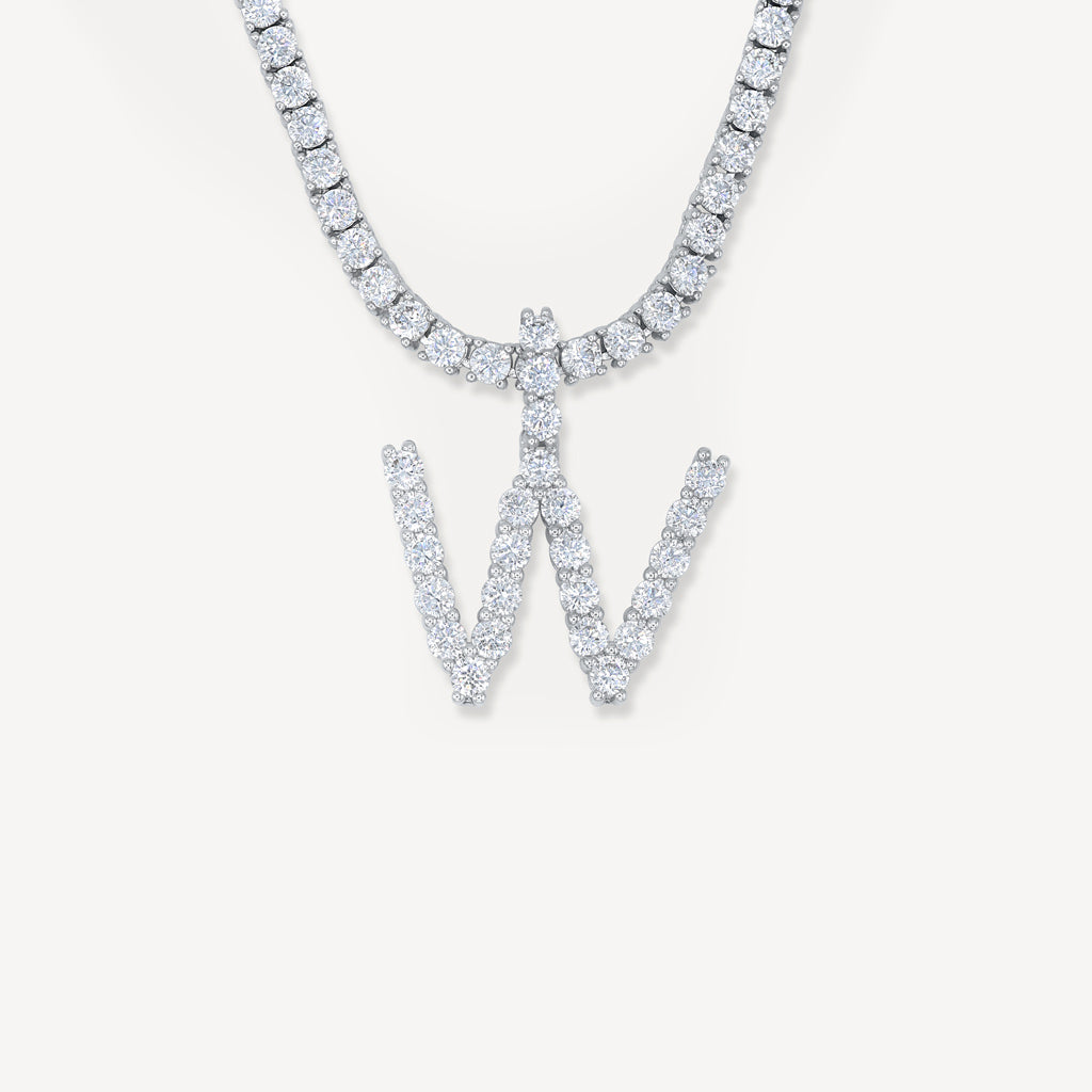 Diamond Initial Necklace For Sale at 1stDibs | diamond initial necklace uk, diamond  letter pendant
