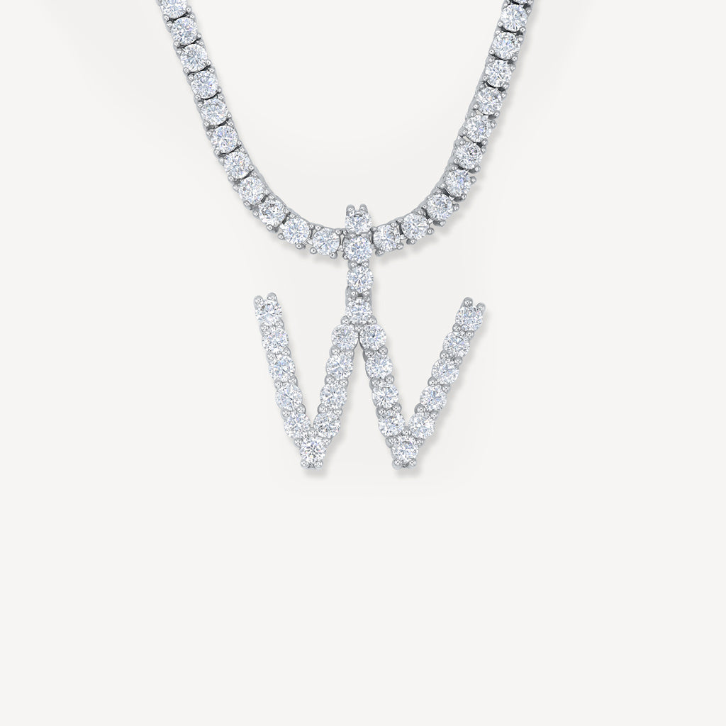 Diamond Initial Necklace