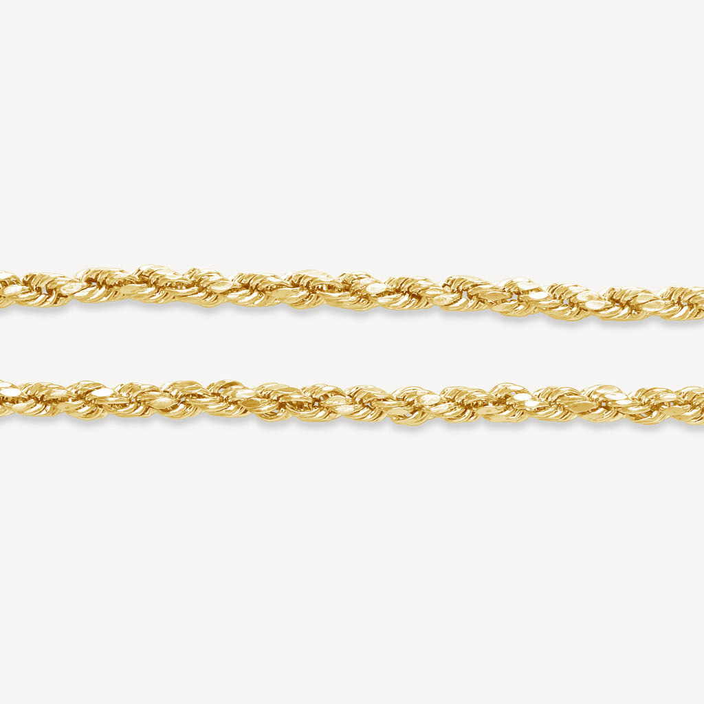 Selling 10 kt gold rope chain