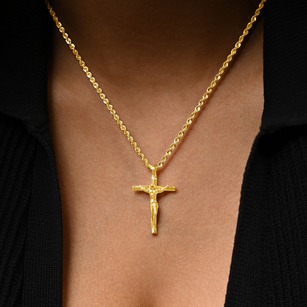 Gold Presidents 10K Gold Pendant 10K Crucifix Cross