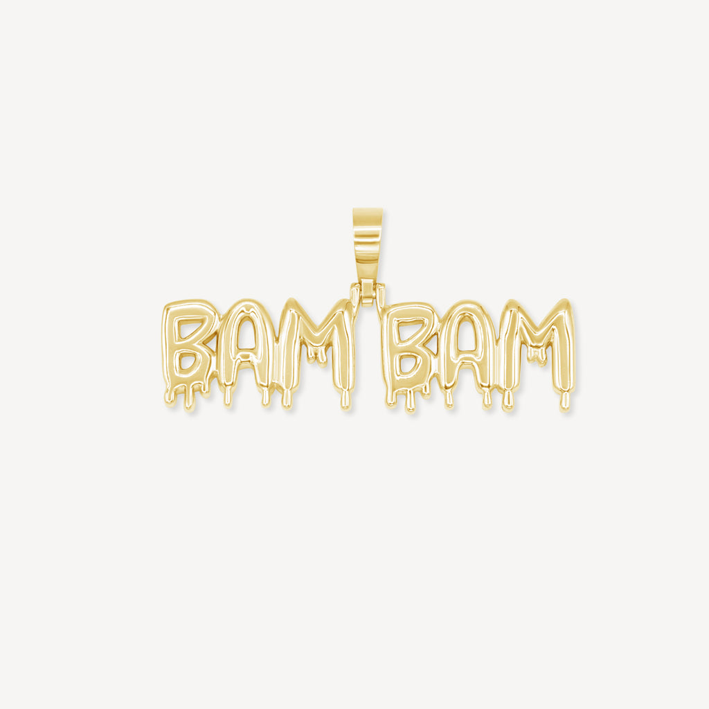 Gold Presidents 10K Gold Pendant 10k Custom Bubble Gold Name Pendant