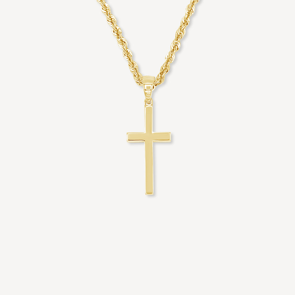 10K Small Gold Cross