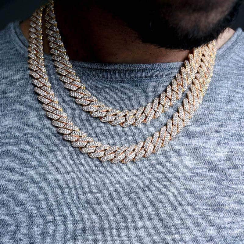 Gold Miami Cuban Link Necklace (10mm) in Yellow Gold - 18 - Gold Presidents