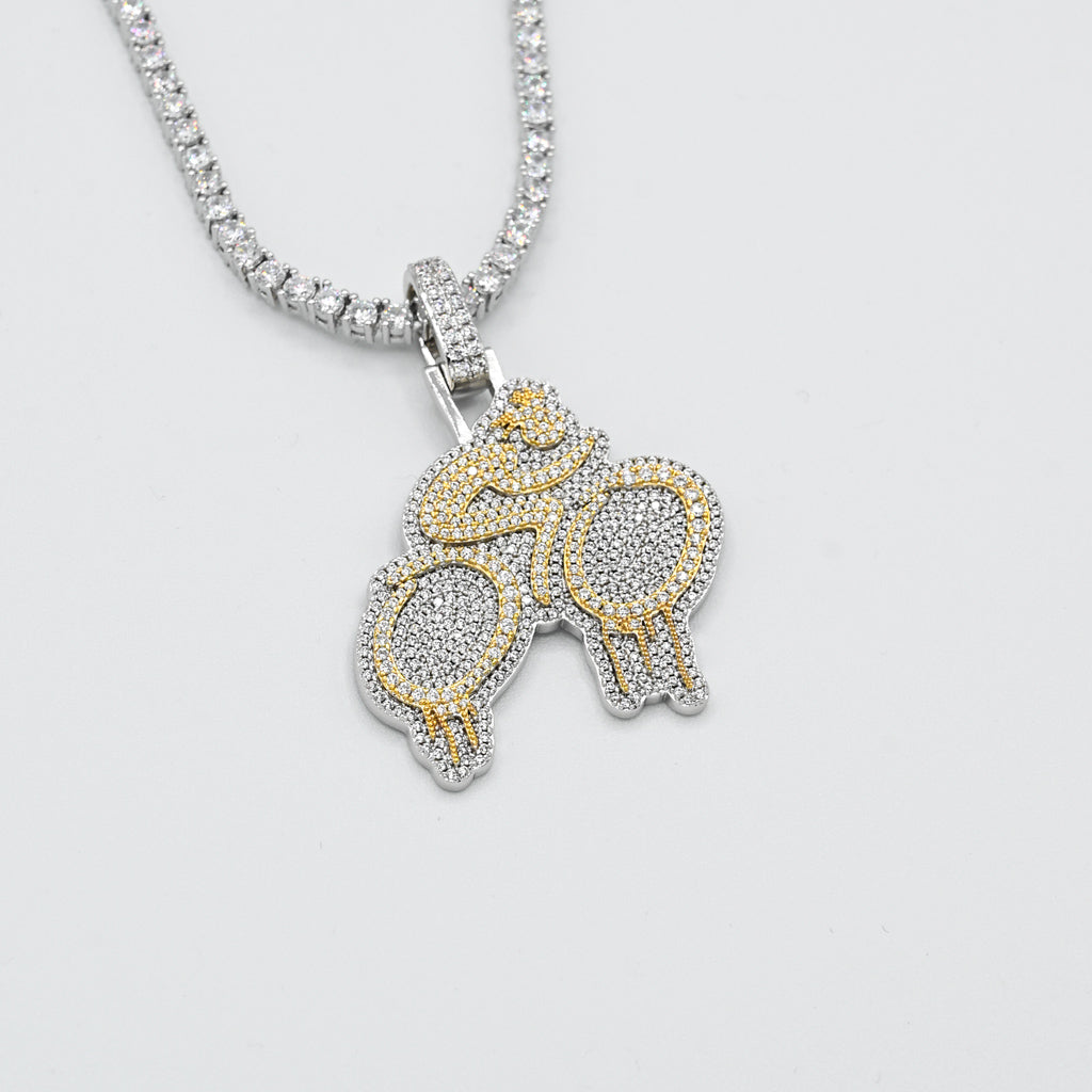 Gold Presidents Custom Name Necklace Custom Logo Pendant