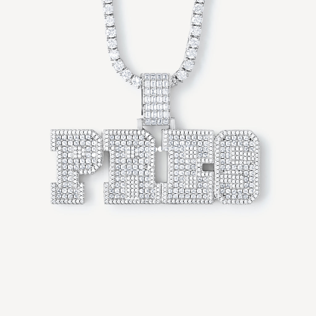 Gold Presidents Custom Name Necklace Custom Varsity Name Necklace