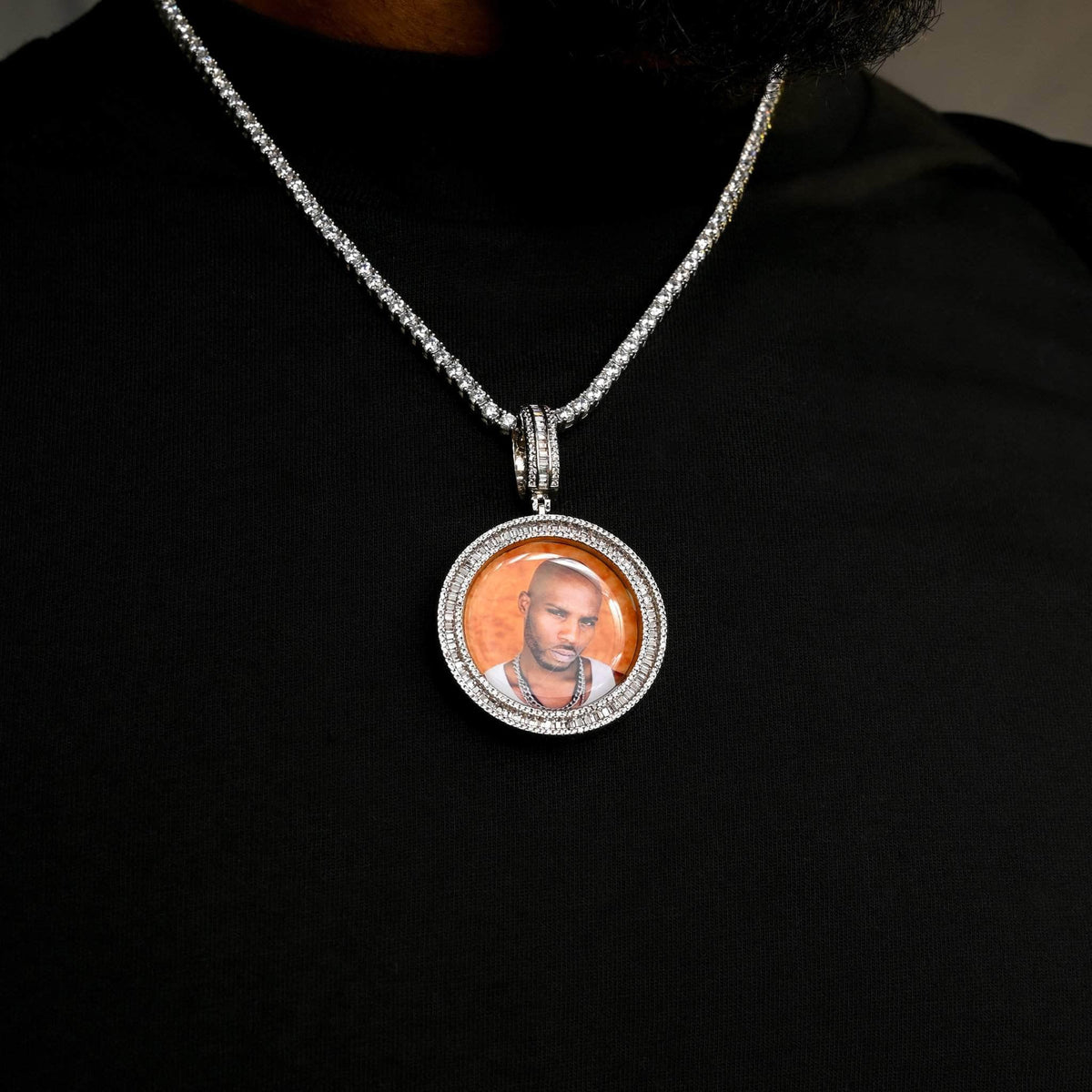 Custom Picture Pendant Necklace - Gold Presidents