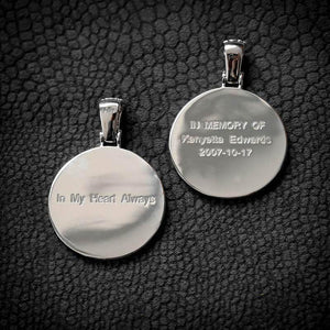 Gold Presidents Custom Picture Necklace Custom Gold Small Picture Pendant Necklace