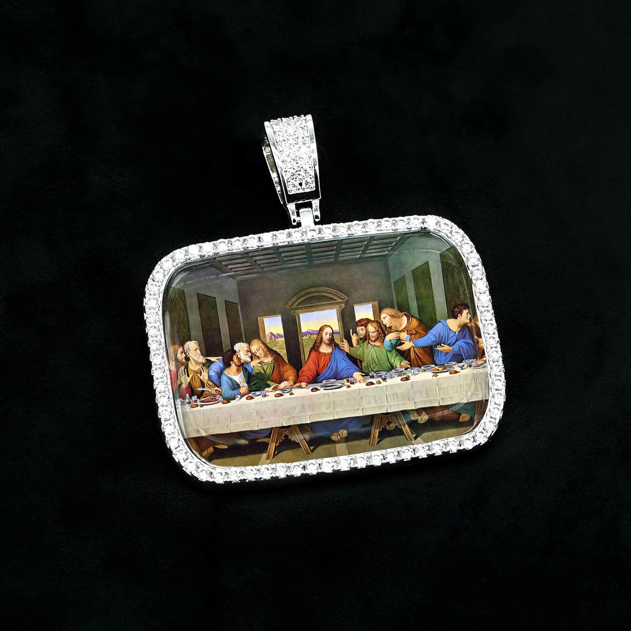 Custom Picture Pendant Necklace - Gold Presidents