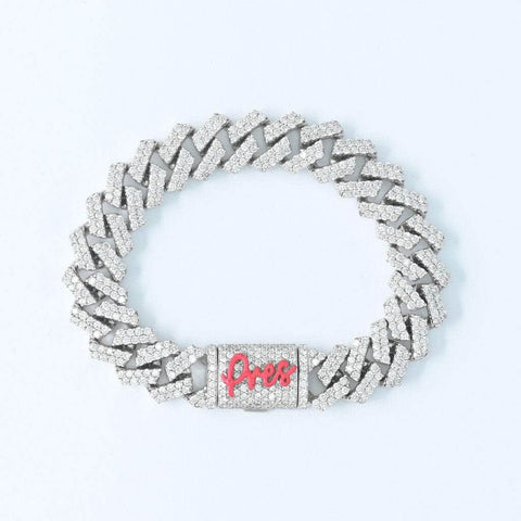 Custom Diamond Prong Cuban Link Bracelet