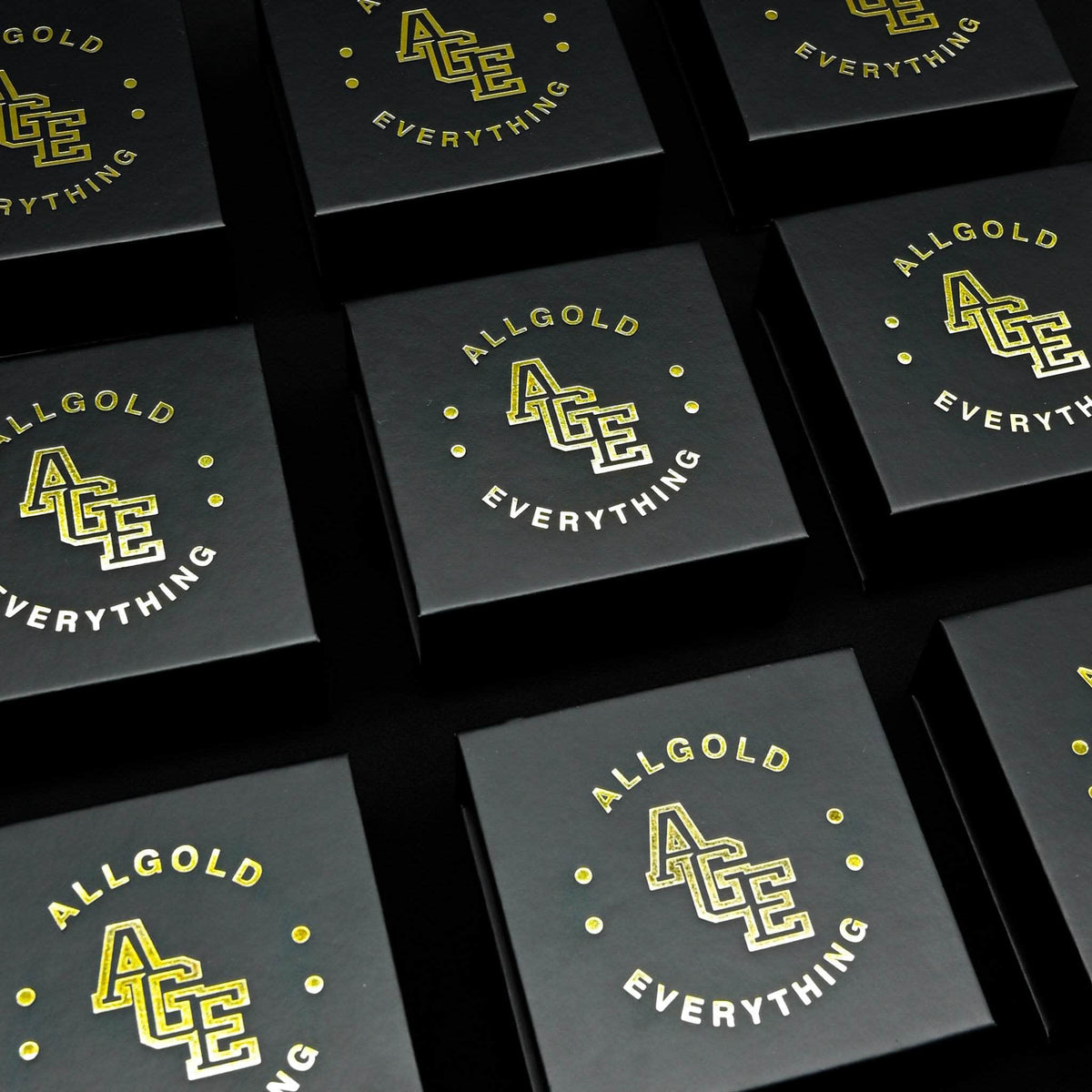 Gold Presidents Diamond Pendant All Gold Everything x Gold Pres - A.G.E Logo Necklace