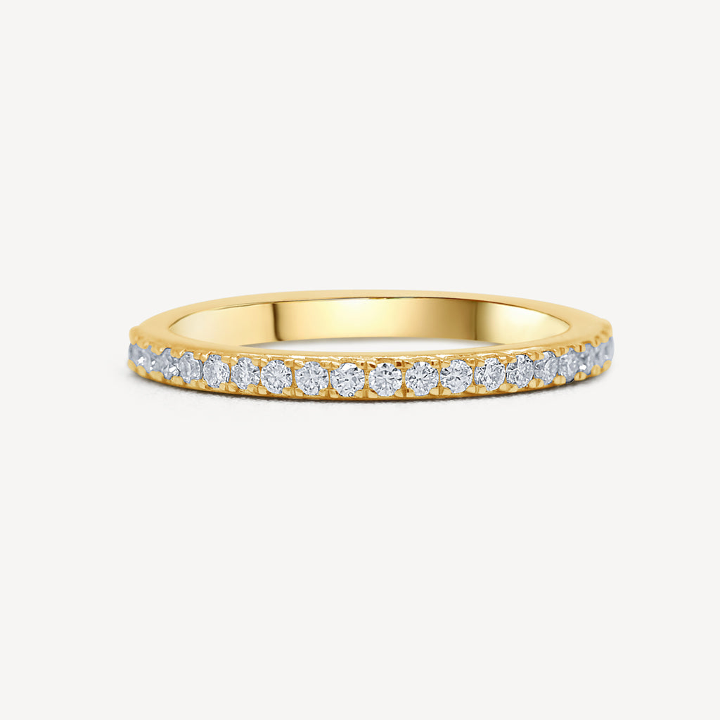 Gold Presidents Diamond Ring 10k Yellow Gold / 4 10k Gold Single Row Diamond Engagement Ring
