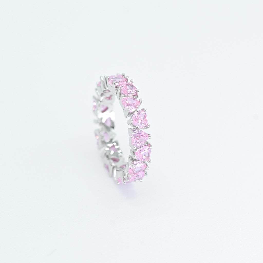 Gold Presidents Diamond Ring Heart Ring