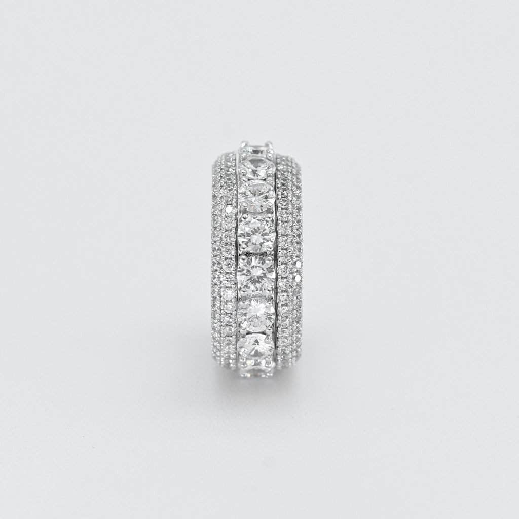 5 Layer Men's Diamond Band Ring - Pres