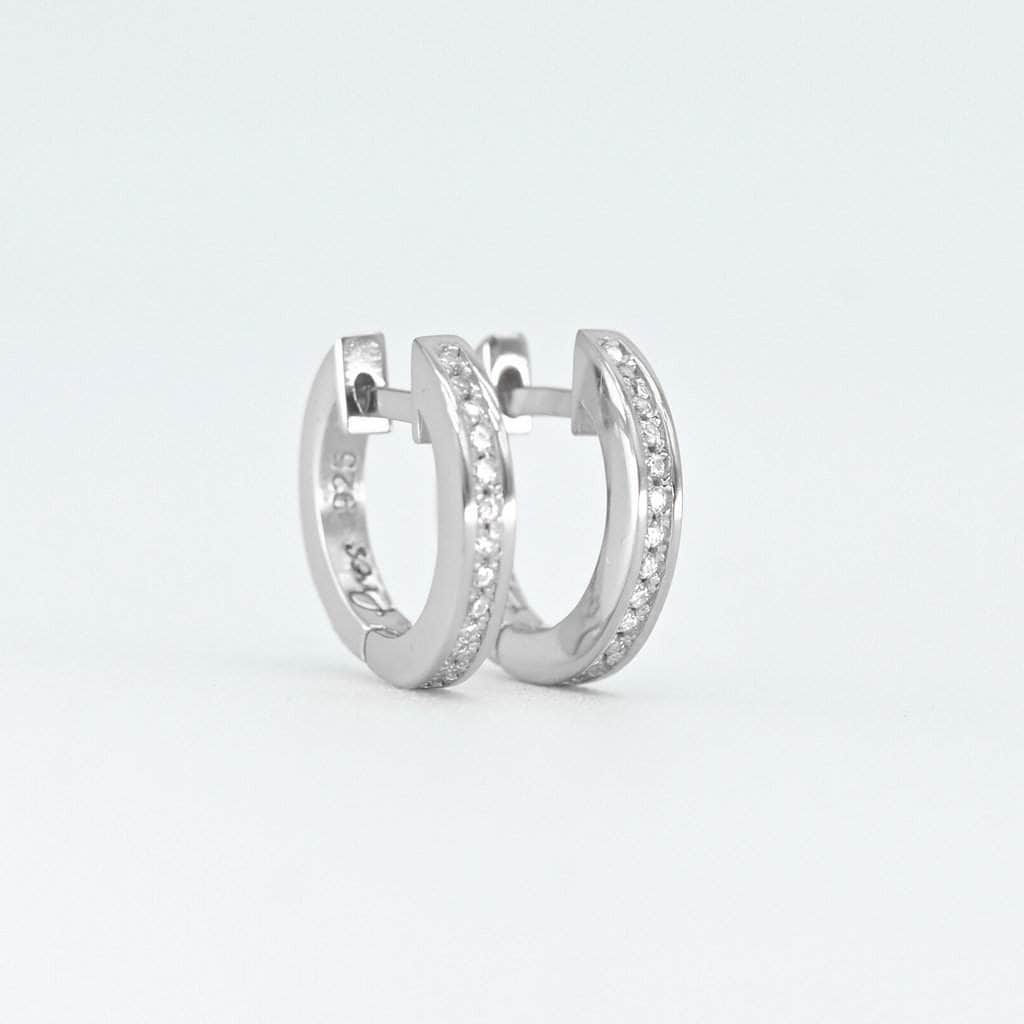 Gold Presidents Earrings Sterling Silver Silver Hoop Earrings