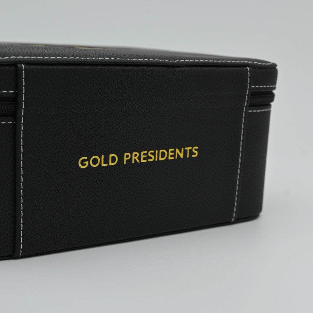 Gold Presidents Extra Pres Premium Jewelry Box Black