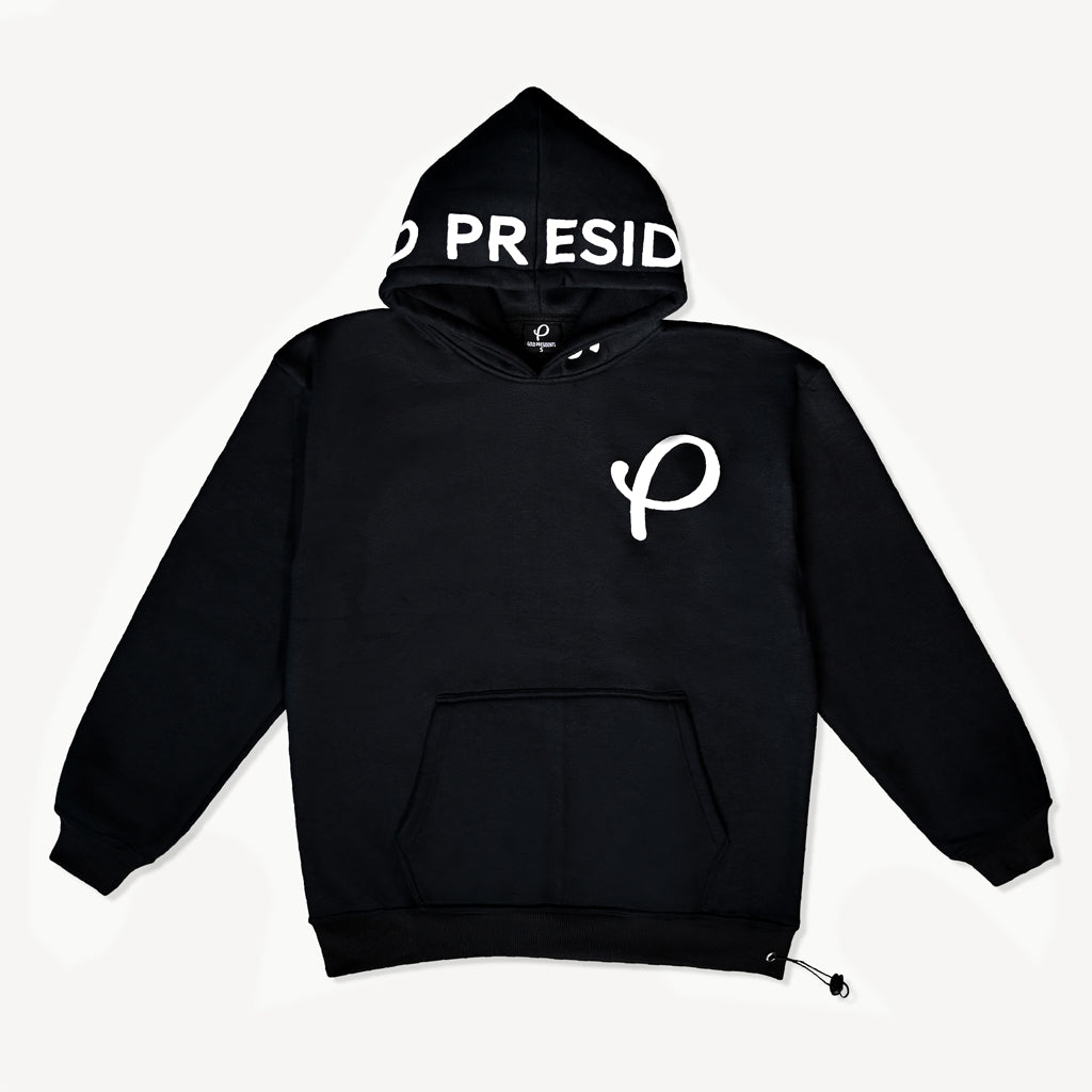Gold Presidents Hoodie S / Black Premium P Logo Puff Hoodie