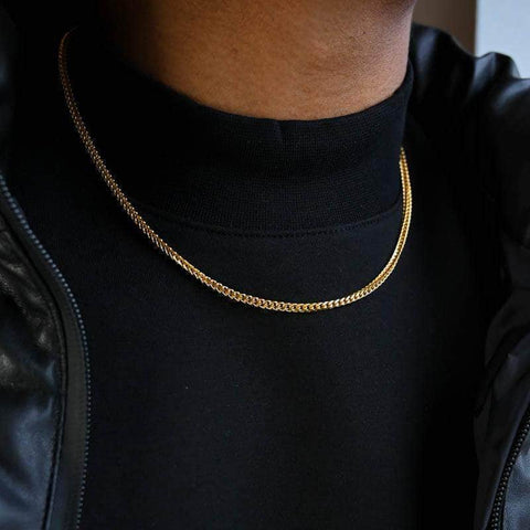 Gold Franco Chain 2mm