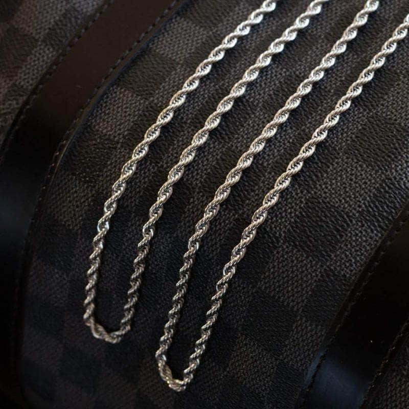 Gold Presidents Necklace Gold Rope Chain 4mm