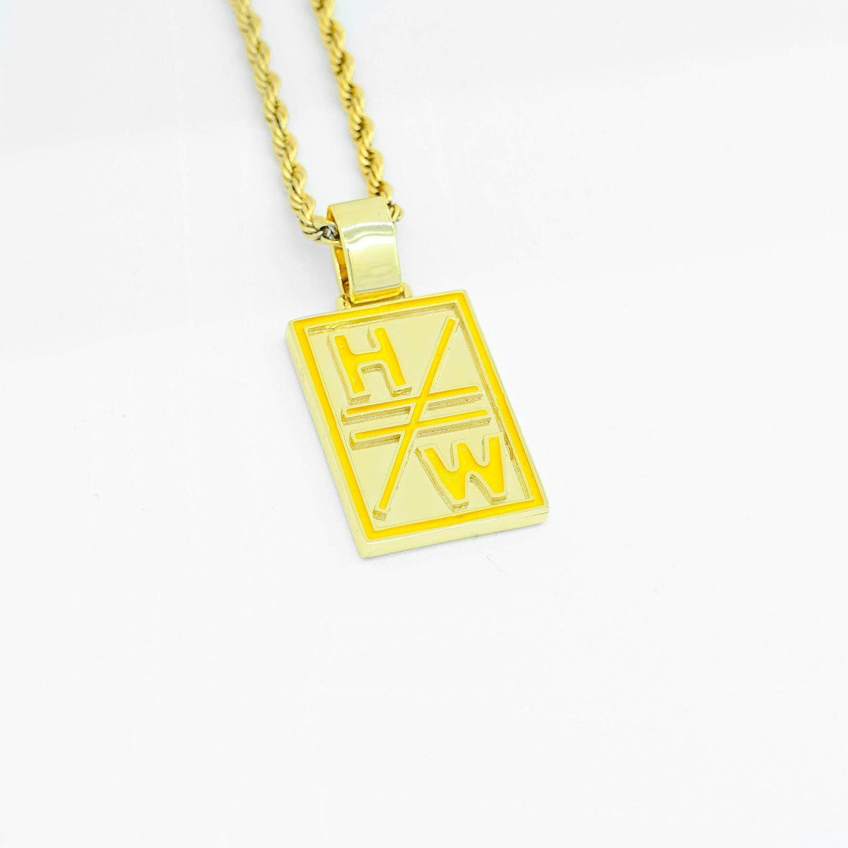 Gold Presidents OPTIONS_HIDDEN_PRODUCT Yellow Gold / 18&quot; Rope Chain HommeWrk Pendant