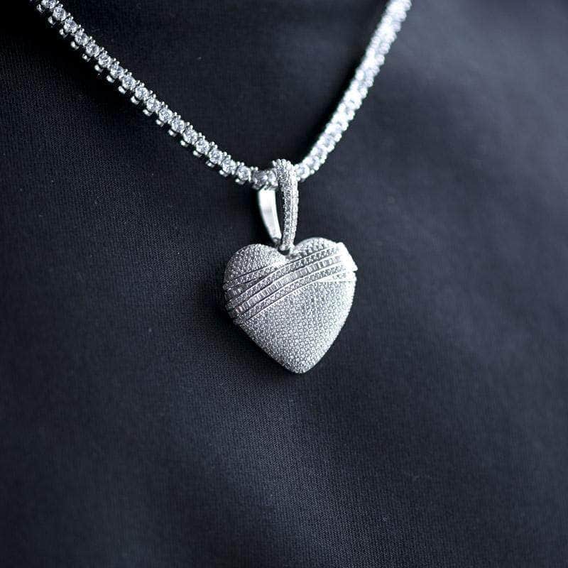 Gold Presidents Pendant Bandaged Heart Emoji