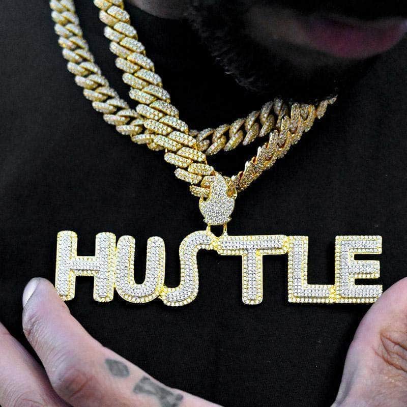 Gold Presidents Pendant Custom 2 Layer Presidential Name Necklace