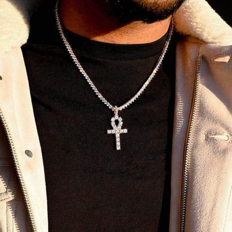 Gold Presidents Pendant Gold Ankh Cross Necklace