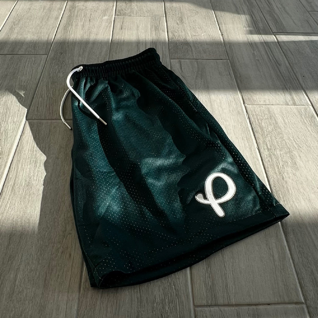 Gold Presidents Shorts Pres Mesh Shorts Forest Green