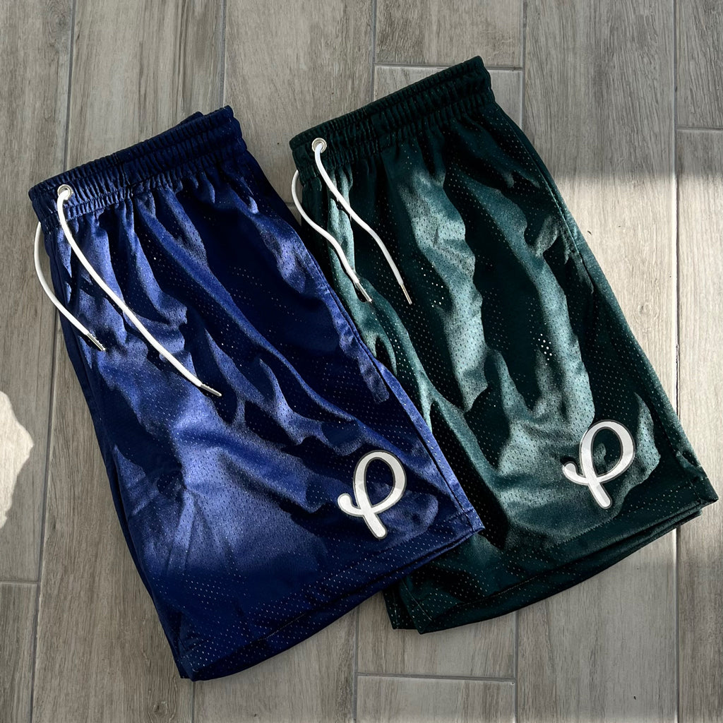 Gold Presidents Shorts Pres Mesh Shorts Forest Green
