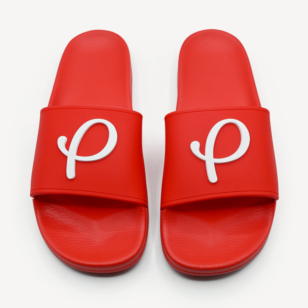Gold Presidents Slides Essence P Logo Slides | Red