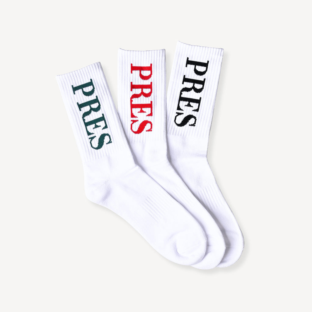 Gold Presidents Socks Pres Logo Socks