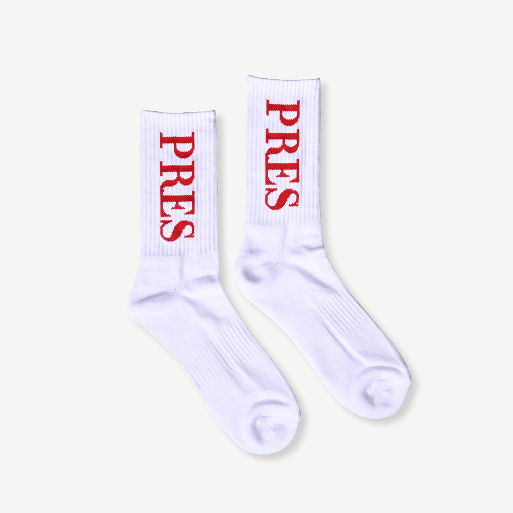 Gold Presidents Socks Red Pres Logo Socks