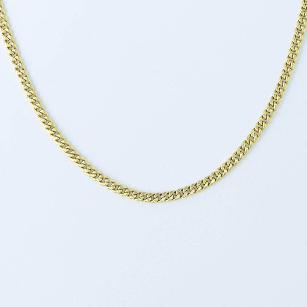 Gold Presidents Women&#39;s Cuban Link Chain Womens Cuban Link Chain 3mm