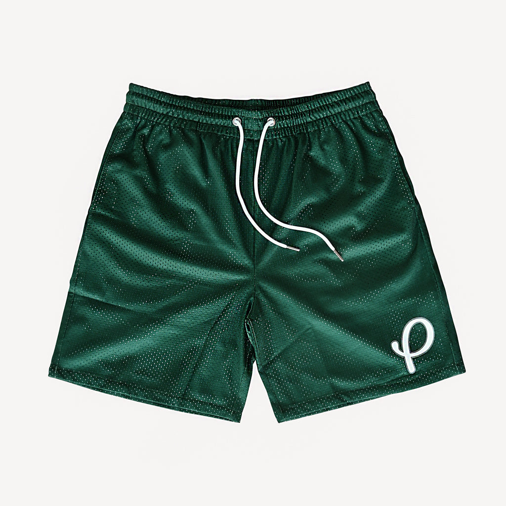 Pres Mesh Shorts Forest Green