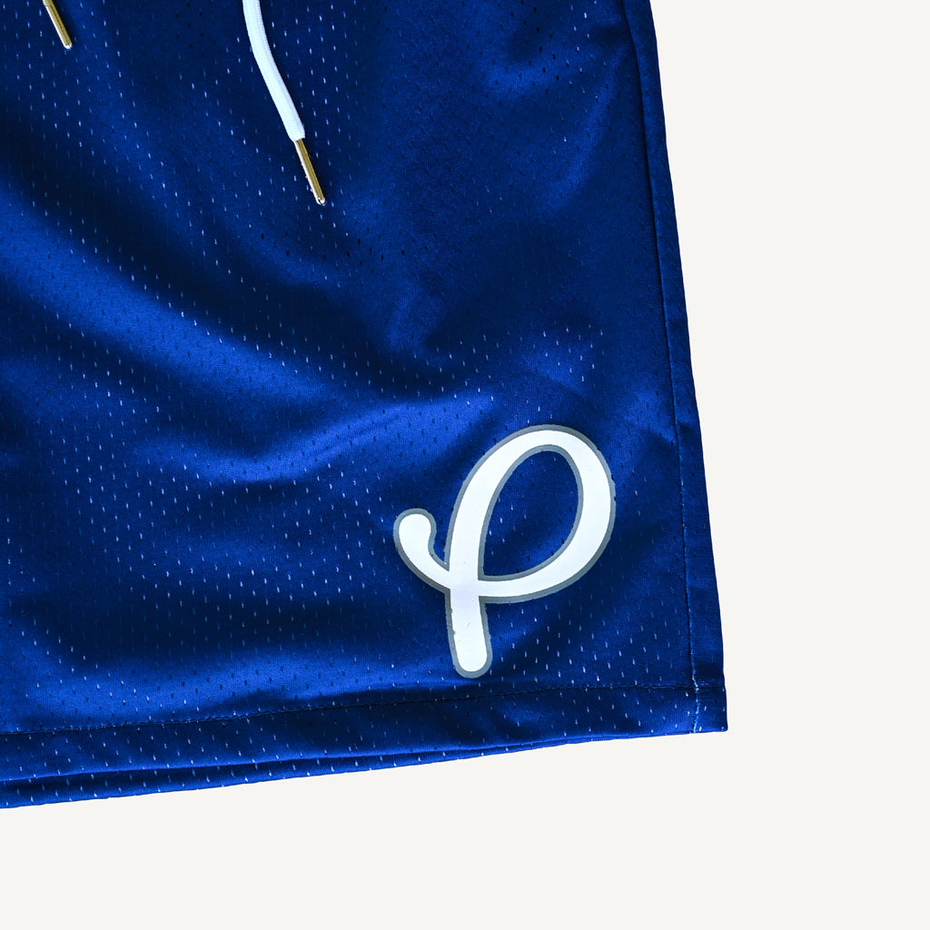 Short Pres Mesh Bleu Royal
