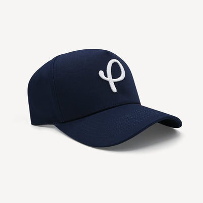 Navy P Logo Snapback