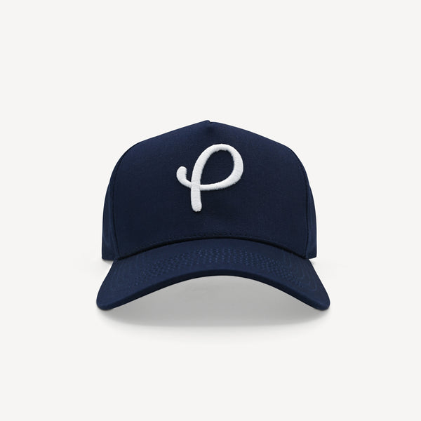 Navy P Logo Snapback