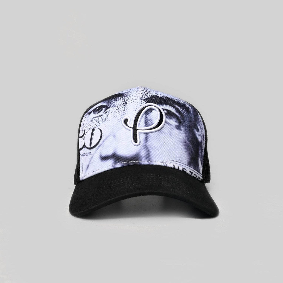 Pres Hat Pres Money Trucker Hat Black