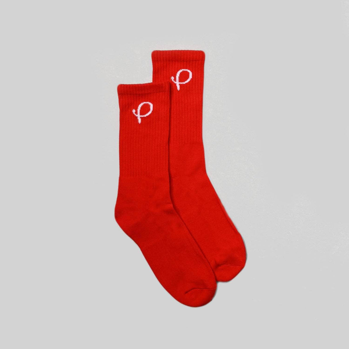 Pres Socks Red Pres P Logo Socks