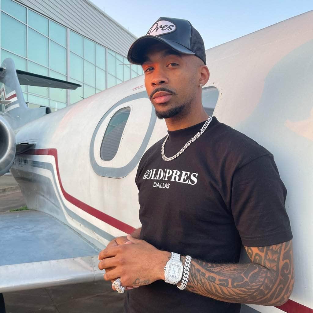 Pres T Shirt Gold | Pres Dallas Short Sleeve Tee - Black