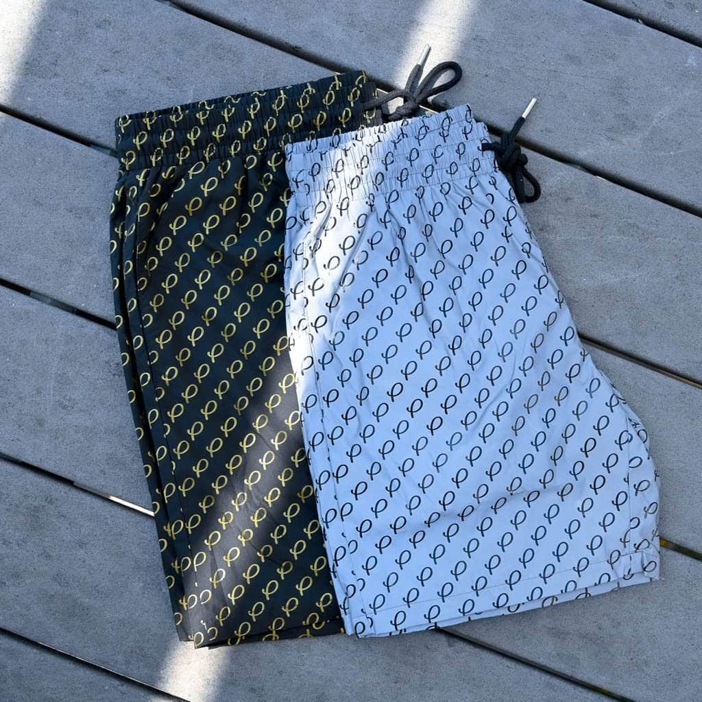 Pres T Shirt P Logo Swim Shorts