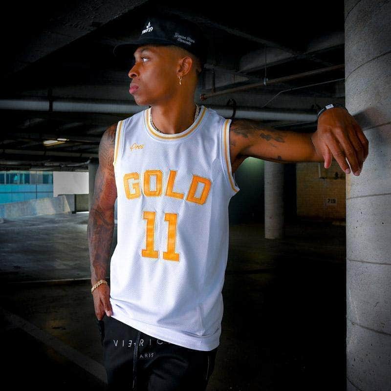 Chase Your Dreams Basketball Jersey Size XL - Gold Presidents