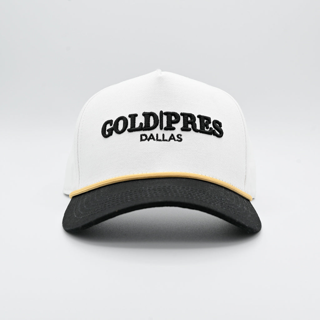 Gorra Snapback Gold Pres Dallas Classic Blanco/Negro